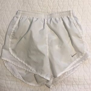 Nike dri-fit athletic shorts, white, size XS